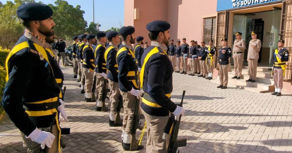 IG, NHMP, RIFFAT MUKHTAR RAJA VISITS SOUTH ZONE KARACHI