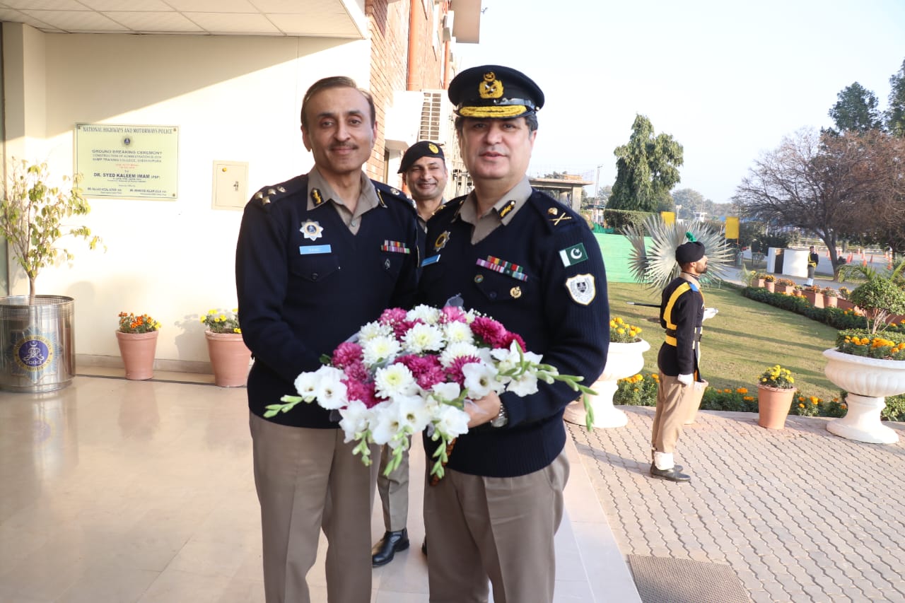 IG, RIFFAT MUKHTAR RAJA VISITS NHMP TRAINING COLLEGE SHEIKHUPURA