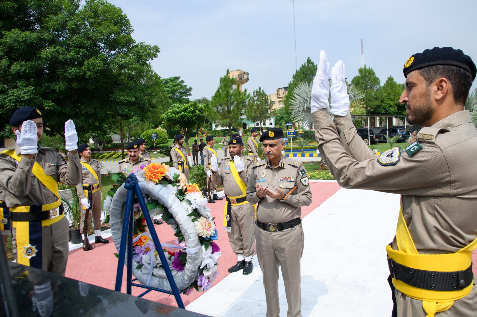 ON PAKISTAN POLICE MARTYRS’ DAY, A SPECIAL CEREMONY WAS HELD AT THE NHMP HEADQUARTERS.