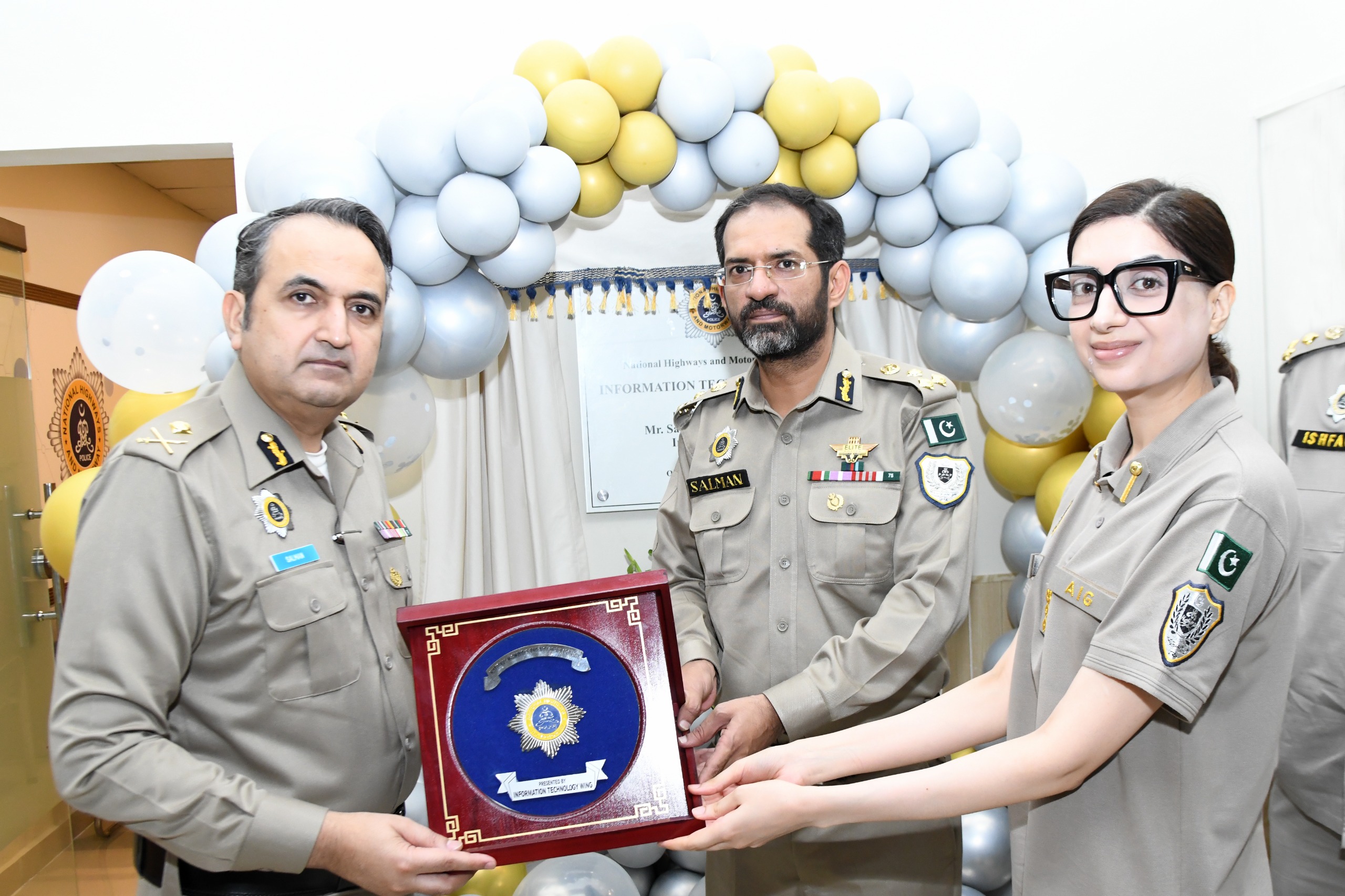 IG NHMP Salman Choudhry inaugurates Information Technology Wing.